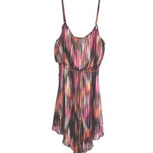 Ruby Rox Women's Dress Large L Shirt Straps Sleeveless Sun Misses Size 12 14